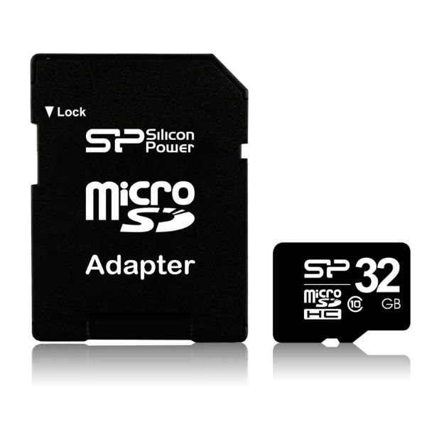 Slika od SILICON POWER MICRO SDHC 8GB CLASS 10 WITH SD ADAPTOR