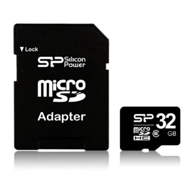 Slika od SILICON POWER MICRO SD/SDHC Z ADAPTERJEM 32GB (Class10)